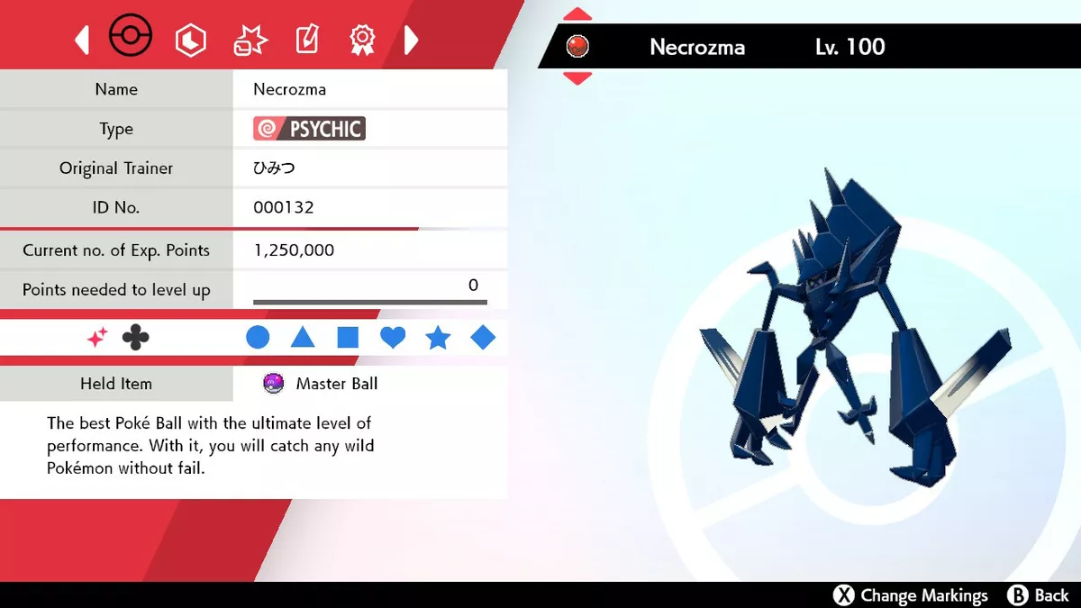 Shiny Necrozma, lunala and Solgaleo for Pokemon Sword and Shield + 3  Masterballs