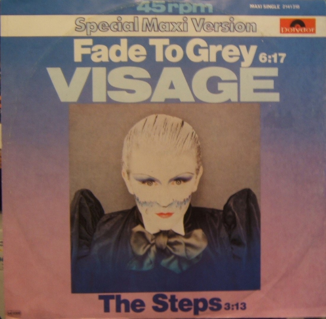 当時物】ヴィサージ Visage ポスター 非売品 Fade to Grey Visage Fade