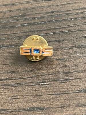 Vintage Electronic Data Systems EDS Collectable Hat Lapel Pin