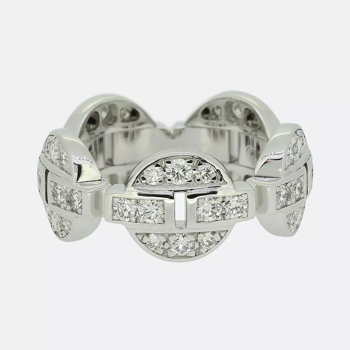 Cartier Himalia Diamond Ring Size L 52 18ct White Gold eBay