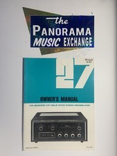 McIntosh C27 Solid State Stereo Preamplifier Owner's Manual  SCAN  PDF