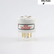 One ceramics AZ50 (to) 5U4 Vacuum tube convert socket