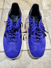 Men ADIDAS GAZELE Suede Sneakers  SIZE 9.5  PURPLE! (ONLY WORN ONCE)