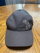 Made In USA Michigan Aweosme Adjustable Gray Baseball Hat Cap
