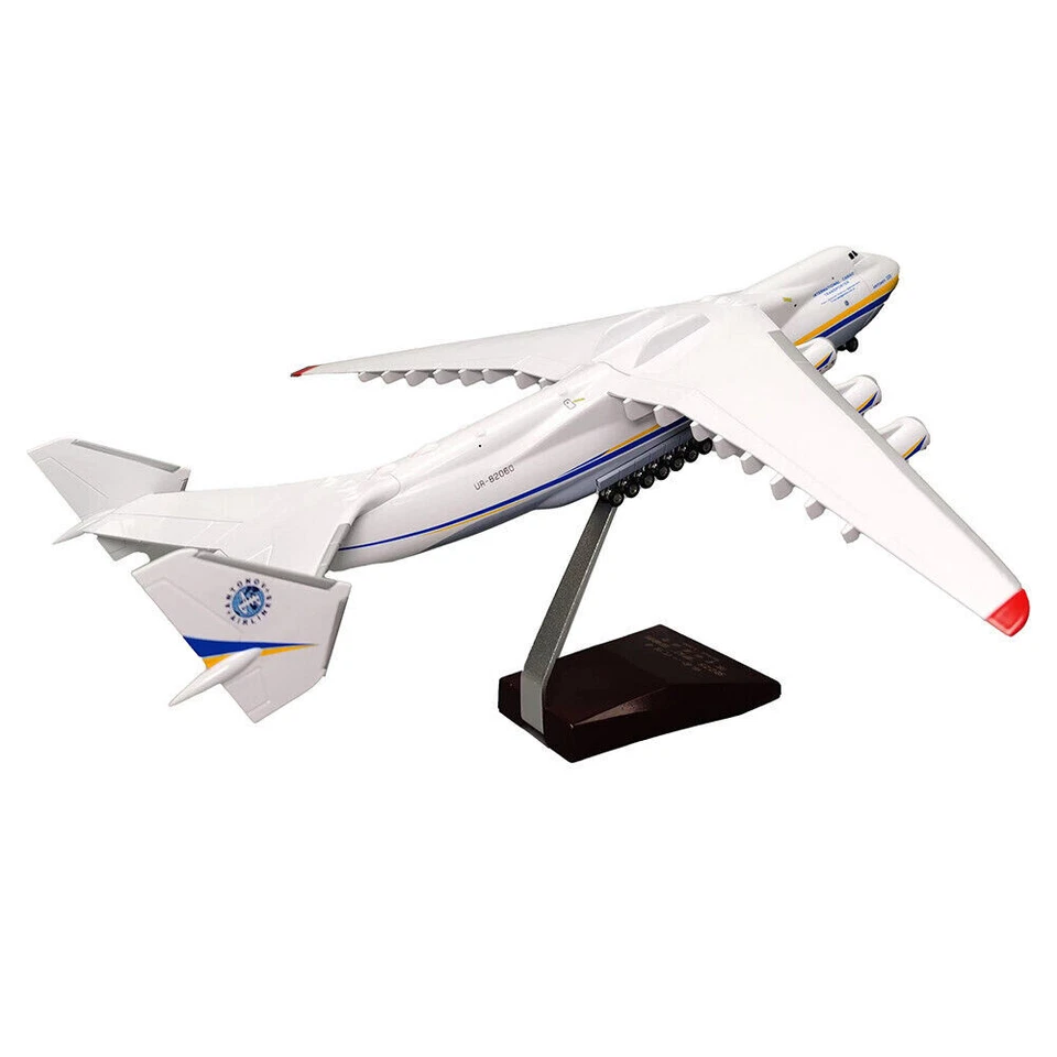 Modelo de avión de juguete de resina Antonov An-225 1:200 17 pulgadas avión transportador Ucrania Foto 4 de 4