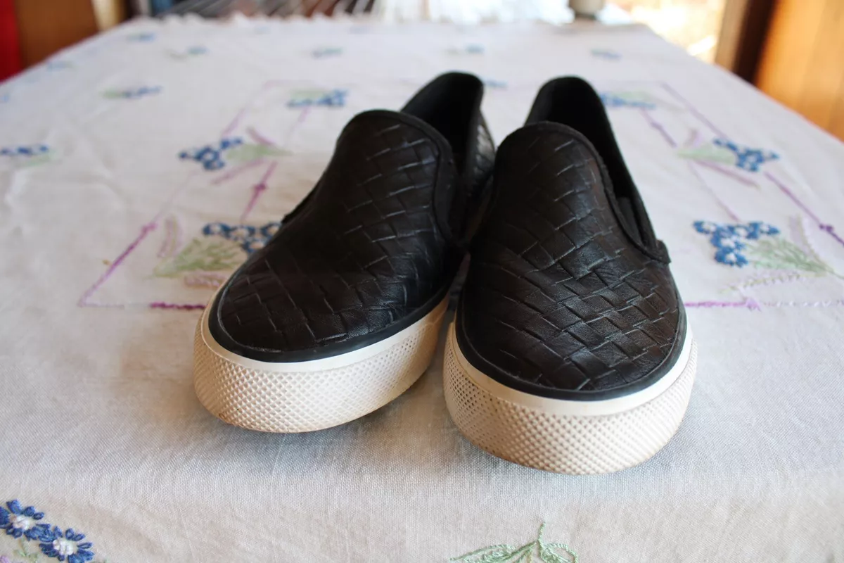 Sperry STS82593 Loafer Woven Black Women s Size 7 Seaside Weave eBay
