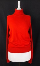 Extra Rare Vintage Herm s Sport 100 Cashmere Turtleneck Sweater Made in Belgium
