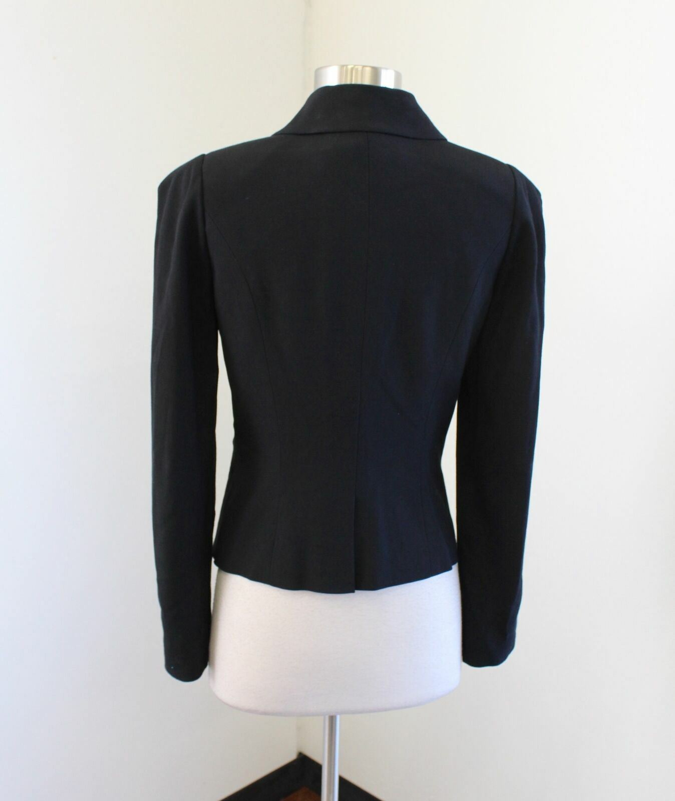Etcetera Solid Black Sweetheart Insert Blazer Jac… - image 4