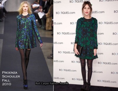Proenza Schouler Runaway Kleid wie auf Alexa Chung gesehen