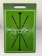 Nartek Sequin premium piece Golf Mat Swing Path Trainer Golf Training Mat