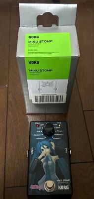 KORG Miku Stomp Vocaloid Guitar Effects Pedal Used very good