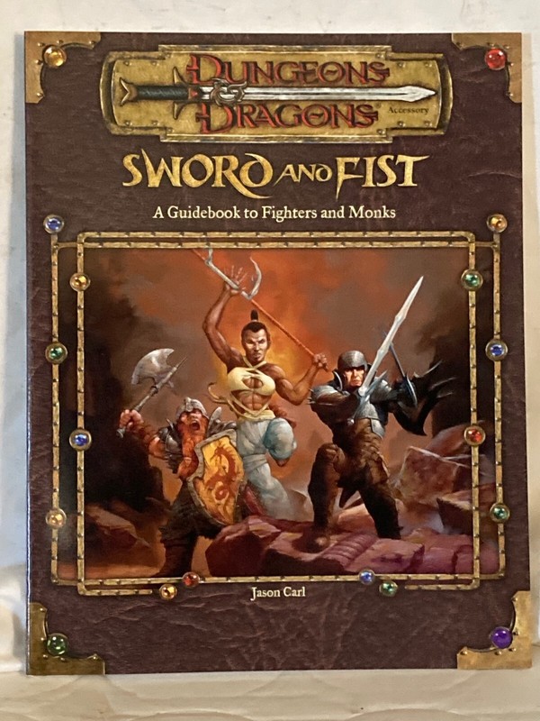 D&D Sword and Fist, Wizards of the Coast, 2001 NOT a reprint
