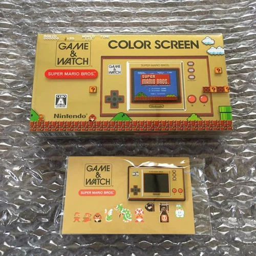 M Super Mario Bros Game & Watch Nintendo 35th Anniversary Japan Version F/S