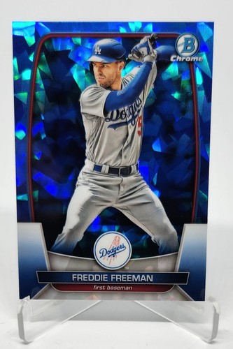 2023 Bowman Chrome Blue Sapphire Edition #47 Freddie Freeman Dodgers NM-MT