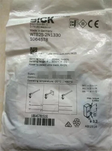 1PCS new For SICK photoelectric sensor WTB2S-2N1330 1064578 Replacement