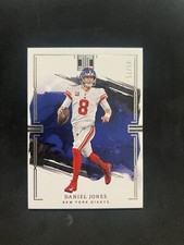 Daniel Jones 2023 Panini Impeccable /75 Giants #54