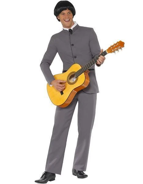 Hombre Años 60 Años 60 Años 60 Fab Four Elegante Vestido Disfraz Adulto Beatles Traje de Smiffys Foto 2 de 4