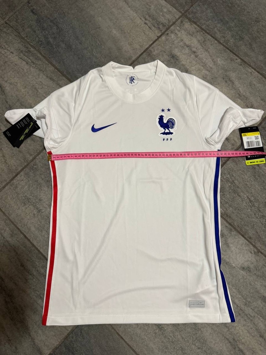 FRANCE 2020 2021 AWAY FOOTBALL SHIRT SOCCER JERSEY NIKE CD0699-100