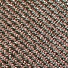 3k 200g twill carbon fiber and red metal wire blend, 40&rdquo;long and 11.8 &rdquo;wide.