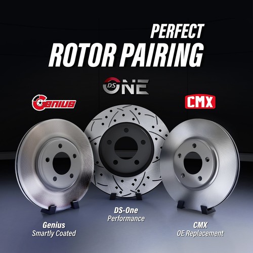 Front Rear Hub Bearing Coated Disc Brake Rotor & Pads Kit (10Pc) For Nissan LEAF - Picture 6 of 6