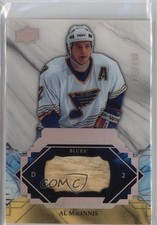 2019-20 Upper Deck Engrained Remnants 34/100 Al MacInnis #R-AM HOF 0t2