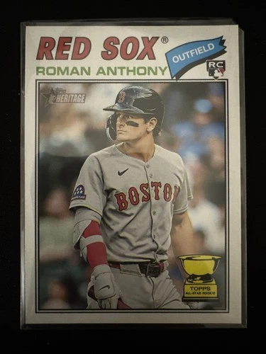 2026 Topps Heritage #86 RC Roman Anthony Boston Red Sox ROOKIE CARD