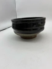 Art Pottery Centerpiece Bowl Multicolor Glaze Signed Stoneware