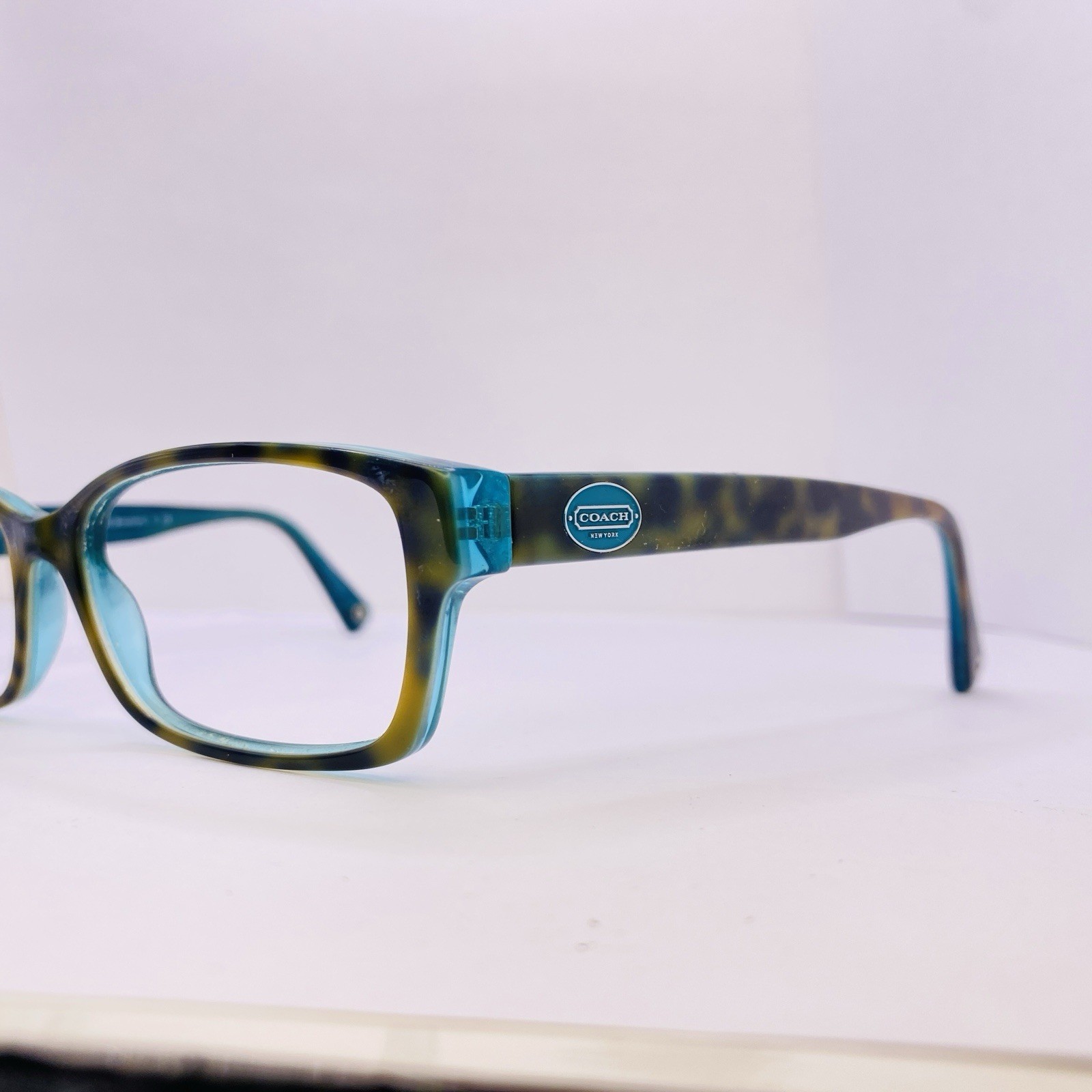 Coach Eyeglasses Sunglasses HC 6040 Brooklyn 5116 Dark Tortoise Teal 52 [] 16 MM thumbnail 8
