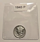 1943-P Mercury Silver Dime (M087) - WWII Year