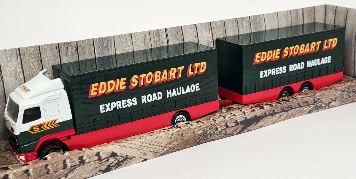 Corgi 1/64 - 59516 Eddie Stobart Volvo SWB Lorry + Close Couple Trailer