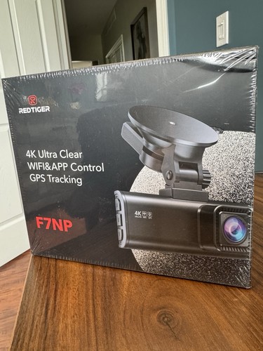 REDTIGER 4K Dash Cam Front Rear, STARVIS 2 Sensor, Free Card Included