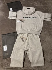 NEW FOG Essentials Relaxed Light Oatmeal Bundle Size Medium 100% Authentic✅