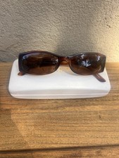 Versace VTG Tortoise Shell Cat Eye Sunglasses Frames Only With Case MOD 3044