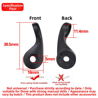Fishing Reel Line Thrower Base Bracket with Wire Loop Support 53.4x20mm