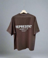 Represent t-shirt Men’s Medium Brown Rust Top