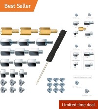 Universal M.2 SSD Mounting Screws Kit with Magnetic Tool - 30 Durable Pieces