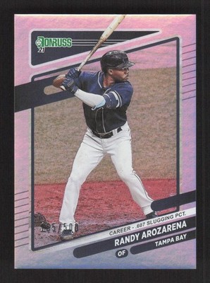 Randy Arozarena 2021 Donruss Career Stat Line #/500 #125