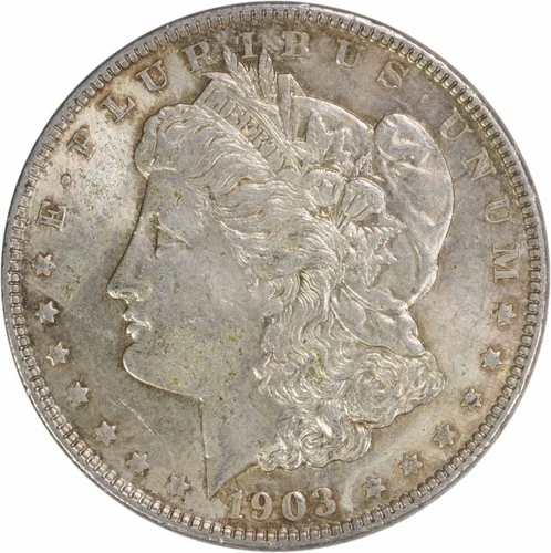 1903 Morgan Silver Dollar AU Slider Uncertified #469