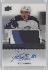 2016-17 Upper Deck Premier Rookie /299 Kyle Connor #75 Patch Auto ku3