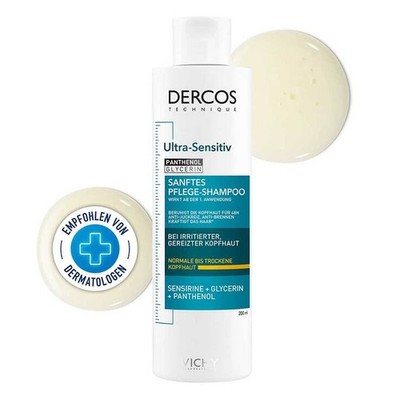 Vichy Dercos Ultra-Sensitiv Shampoo für trockene Haut · 200 ml · PZN 11594391
