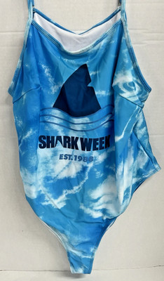 NWOT Discovery Channel Women's Plus Size 3X Shark Week One-Piece Swimsuit