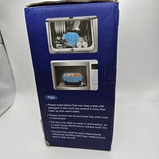 Freshmage  Double-Layer Bento Box Container for Lunch, Pink Green and Blue