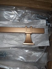 10 Pack Champagne Gold Cabinet Pulls 5 Inch Hole Center Solid Drawer Handles