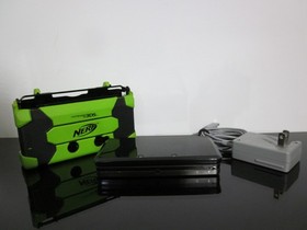 Nintendo 3DS Black CTR-001 w/ Stylus Nerf Case Charger Included Tested Working