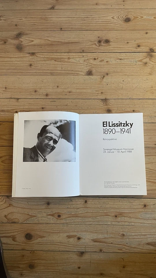 El Lissitzky Retrospektive 1890-1941 Katalog Sprengel Museum 1988 - Bild 2 von 3