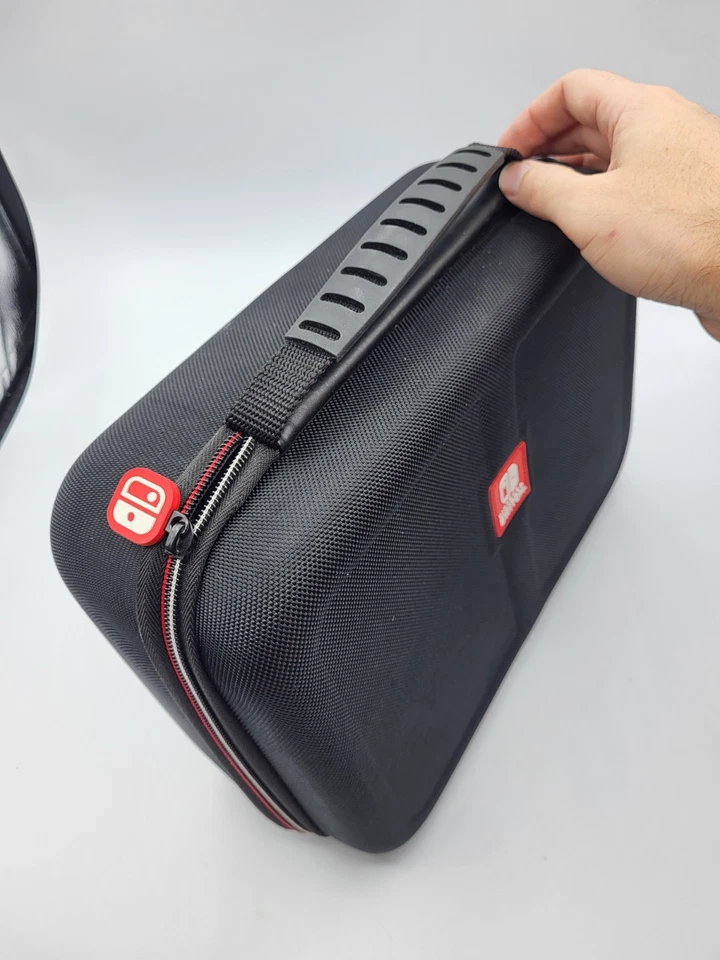Original Nintendo Switch Case Black Hard Shell Large Carrying Case - Super Clean - Image 2 of 4