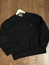 Stone Island Black Crewneck Missing Patch Men’s Medium