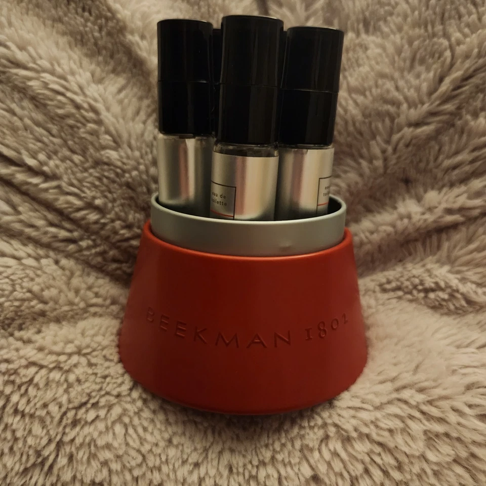 Raro Beekman 1802 Perfume Set Regalo Globo de Nieve 5 Fragancias Foto 4 de 4