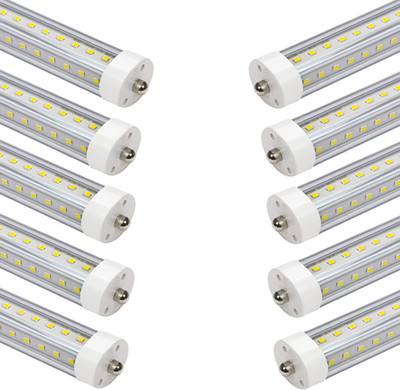 10-Pack 5Ft T8 LED Tube Lights 45W 4500Lm 6500K - Fluorescent Replacement