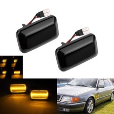 1 Paar Schwarz LED Seitenblinker lampen für Audi V8,Porsche 968 / 968 Cabriolet